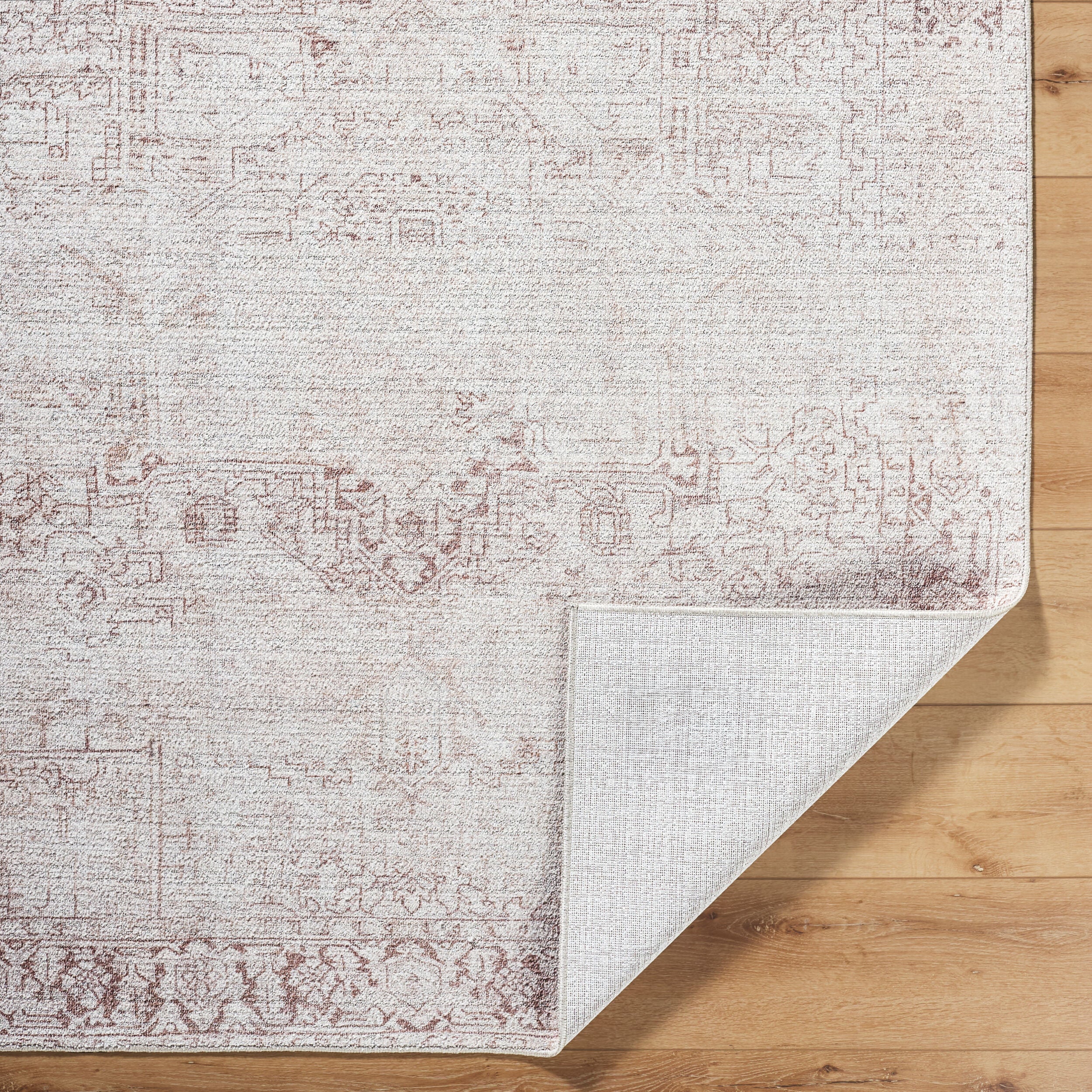 Collins Avenue Ivory / Chestnut Rug RUGS - synthetic Surya