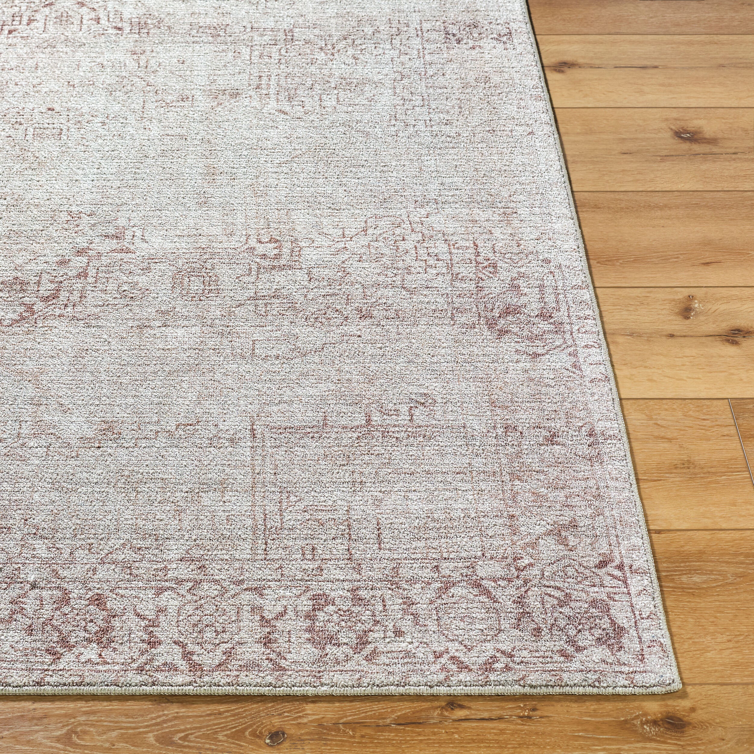 Collins Avenue Ivory / Chestnut Rug RUGS - synthetic Surya