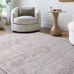 Collins Avenue Ivory / Chestnut Rug RUGS - synthetic Surya