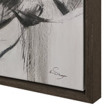 "Evangeline" Framed Canvas ARTWORK - painting Renwil