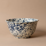 Splatter Enamelware Salad Bowl bowl Crow Canyon Home (Faire)