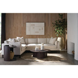 Kindred Fossil Coffee Table - Round Top 4 - a - FURNITURE - Coffee Table - Round Rowe Furniture