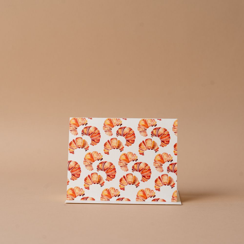Croissants Card greeting card Inkwell Cards (Faire)