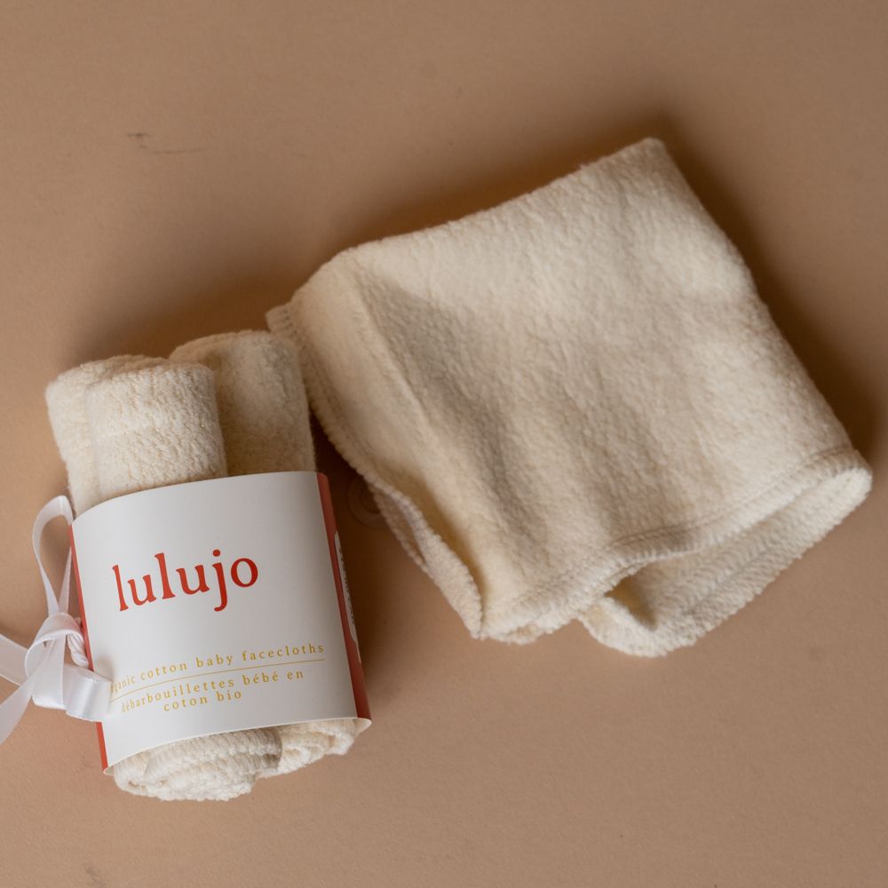 Organic Cotton Facecloth Set FINNBIRD - cloth Lulujo (Faire)