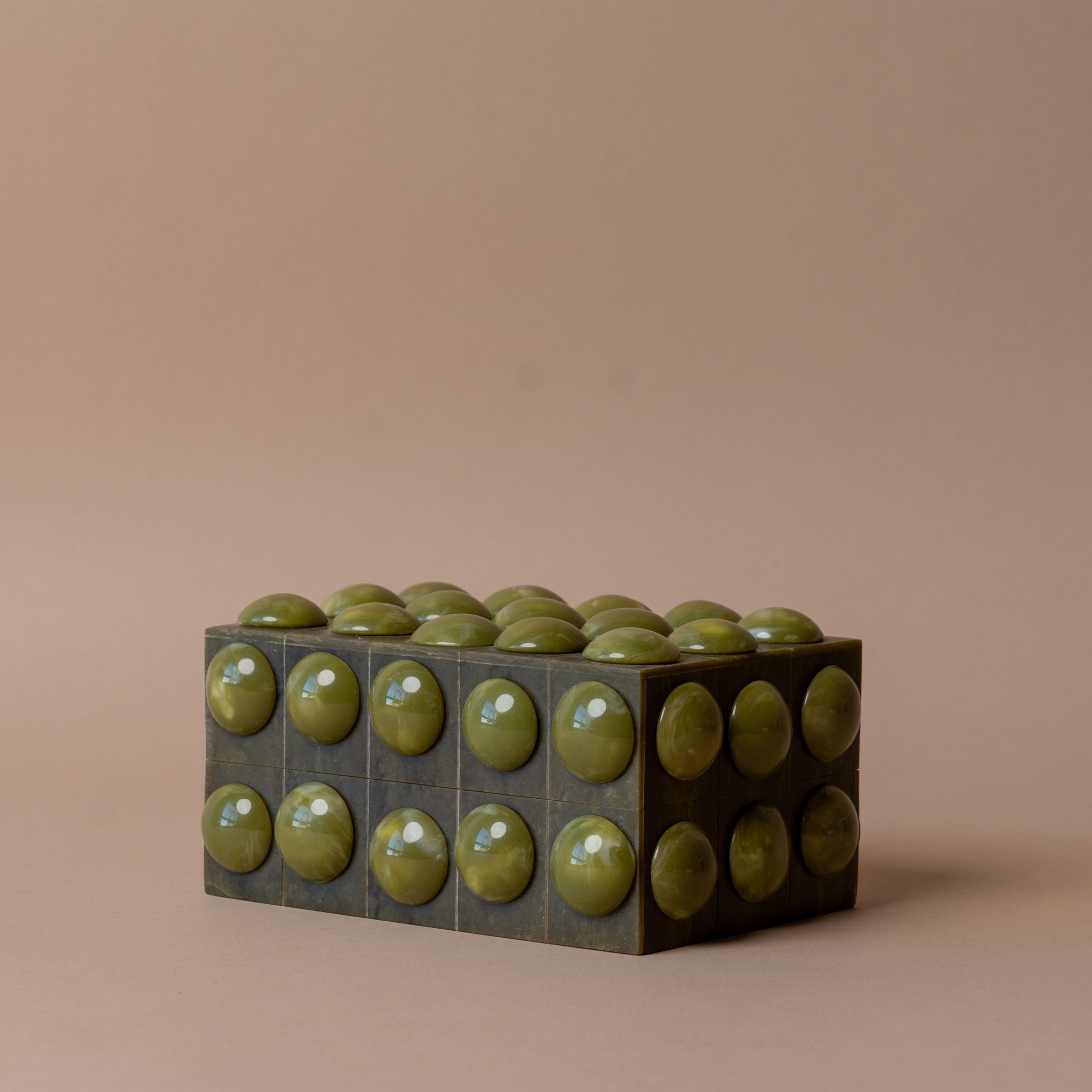 Hobnail Resin Storage Box storage container Creative Co-op (DYA)