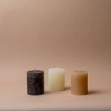 Rustic Pillar Candles
