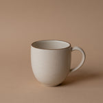Ceramic Vanilla Mug with Espresso Detail mug David Shaw