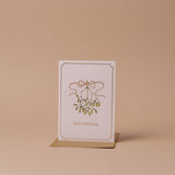 Mistletoe Holiday Card