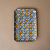 Sunflowers Enamelled Tray tray Bonheur du Jour (Faire) Large