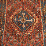 4'5" x 7' Vintage Qashqai Rug VINTAGE - rug Rug & Weave Rugs