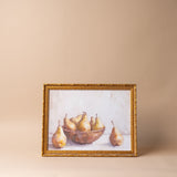 "Watercolour Pears" Framed Vintage Inspired Art Print ARTWORK - print Luxe B Co (Faire)