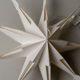 Recycled Paper Star Ornament CHRISTMAS 2025 Creative Co-op (DYA)
