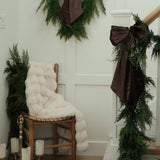 Brown Velvet Bow Ornament