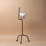 Standing Metal Toilet Paper Holder