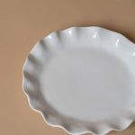 Organic Ruffle Edge Stoneware Dining Collection dinnerware Indaba