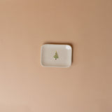 Holiday Tree Stoneware Plate