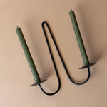 Iron Double Candle Wall Sconce candle holder Luxe B Co (Faire)
