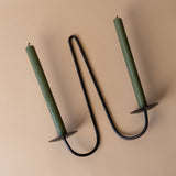 Iron Double Candle Wall Sconce candle holder Luxe B Co (Faire)