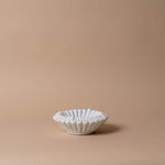 Marble Fluted Bowl dish Creative Co-op (DYA)