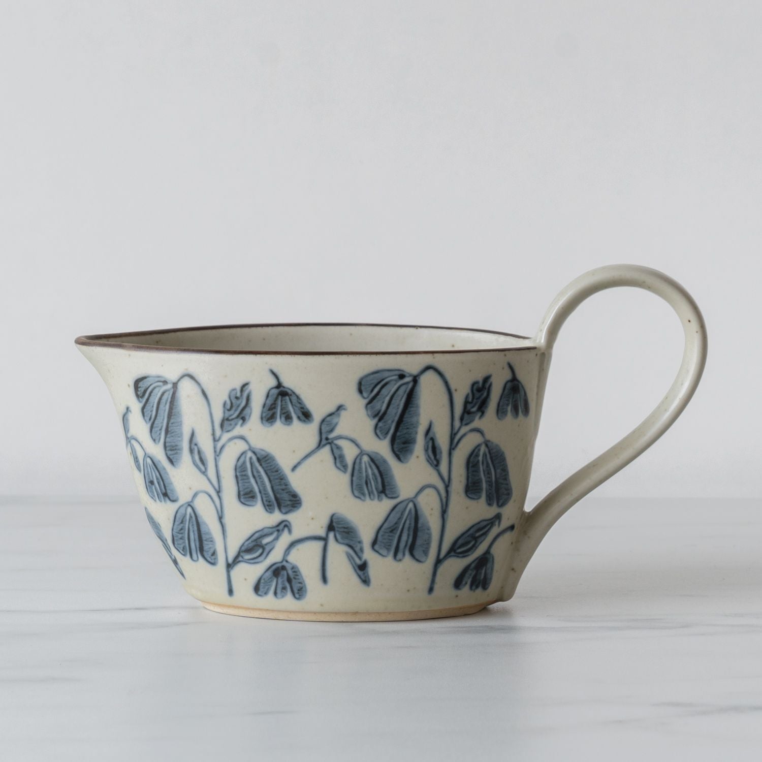 Stoneware Posy Gravy Boat - Rug & Weave