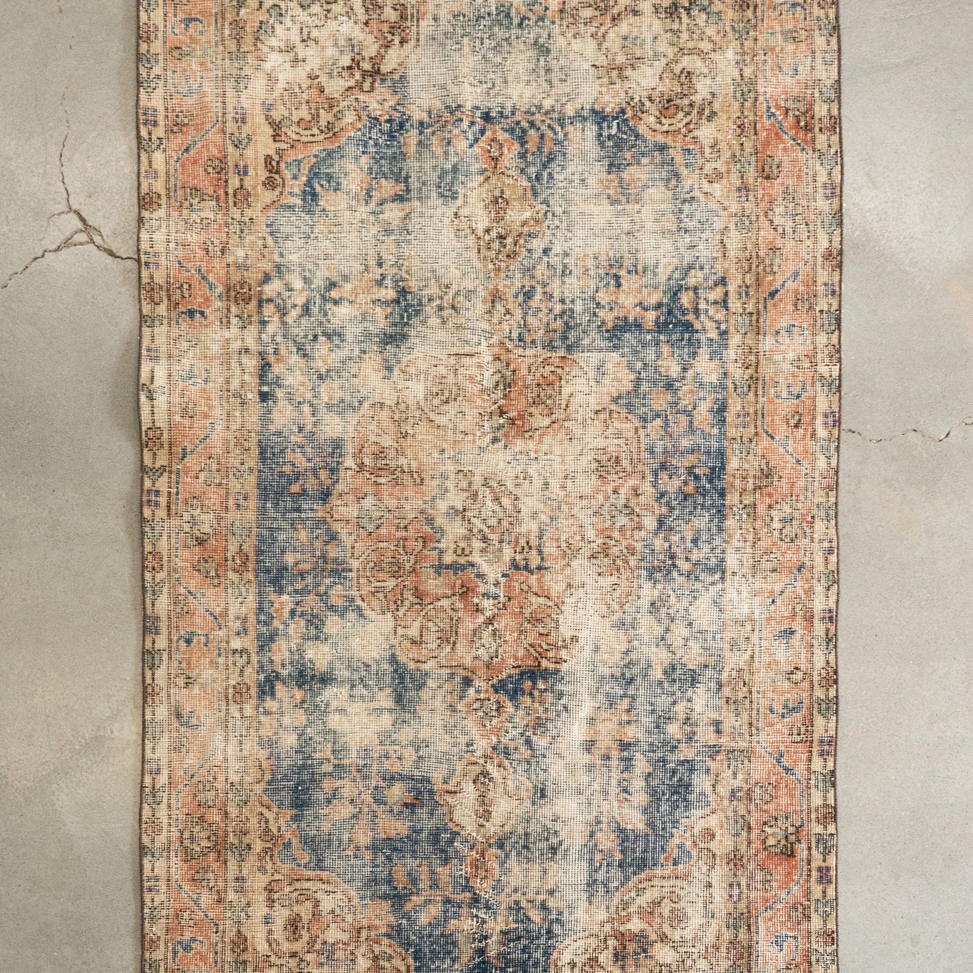 4' x 7' Vintage Turkish Oushak Rug VINTAGE - rug Rug & Weave Rugs