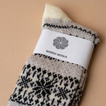 Cozy Nordic Socks socks Nordic Wools (Faire) Cream - Large