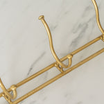 Triple Gold Wall Hook - Rug & Weave