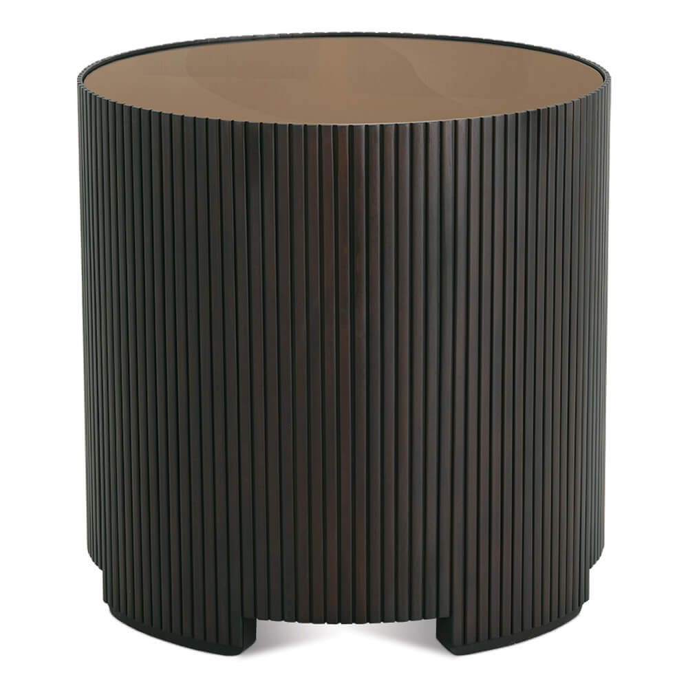 Kindred Round Side Table FURNITURE - side table Rowe Furniture Godiva