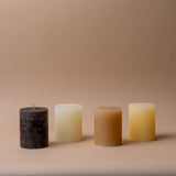 Rustic Pillar Candles