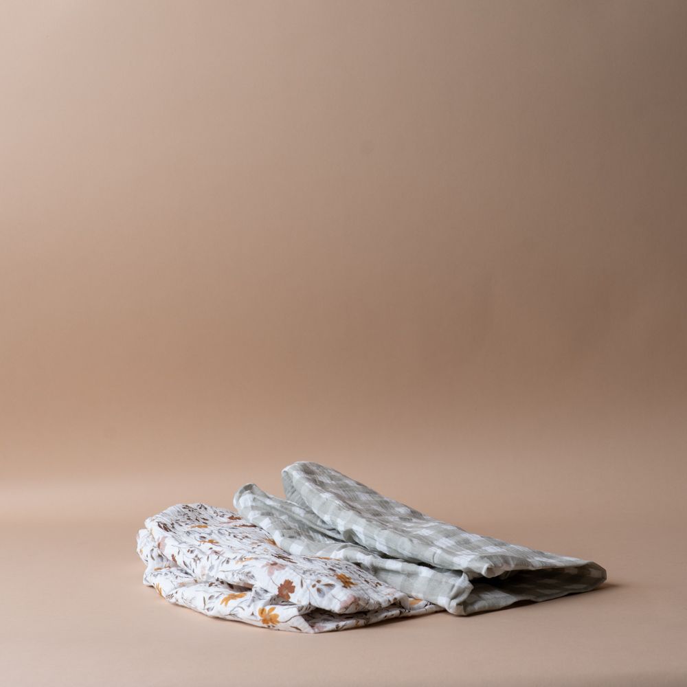 Cotton Crepe Change Pad Cover FINNBIRD - changing pad cover Minika (Faire)