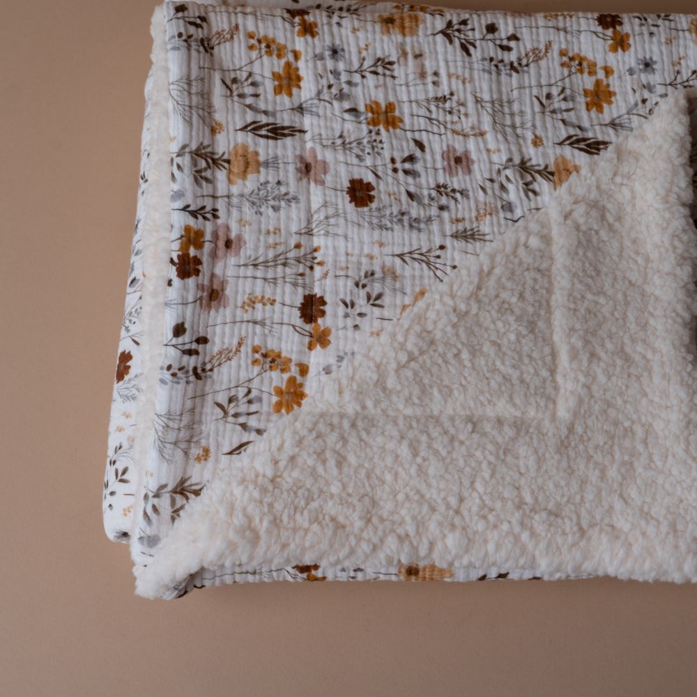Cotton Sherpa Quilt FINNBIRD - quilt Minika (Faire) Wildflowers Sherpa