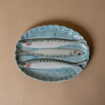 Stoneware Scallop Fisherman Dish dish Creative Co-op (DYA)