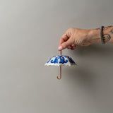 Stoneware Painted Umbrella Ornament CHRISTMAS 2025 Creative Co-op (DYA)