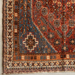 4'5" x 7' Vintage Qashqai Rug VINTAGE - rug Rug & Weave Rugs