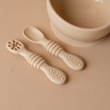 Suction Bowl with Spoons FINNBIRD - bowl Baby Bliss (Faire)