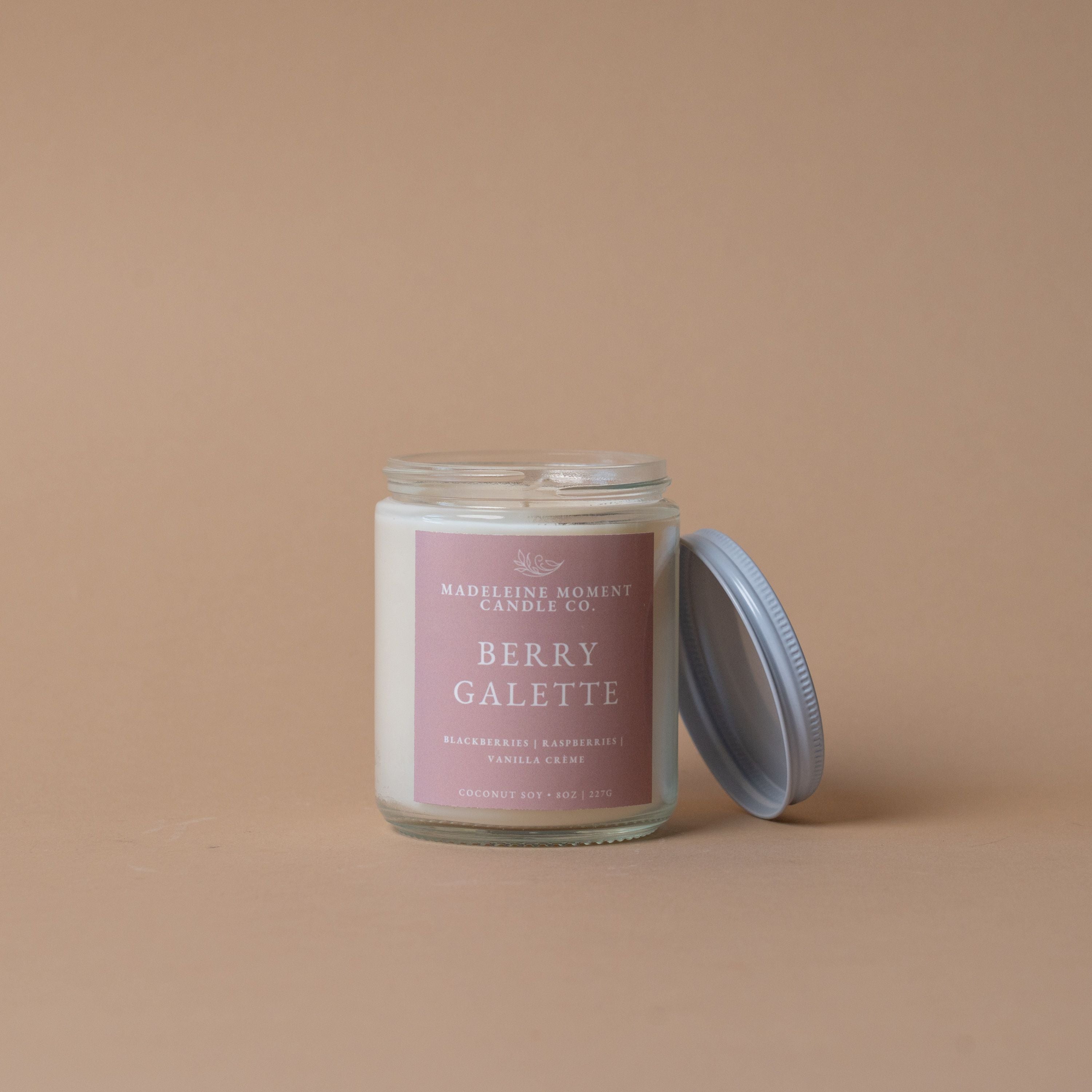 Coconut Soy Candle by Madeleine Moment Candle Co. candle Madeleine Moment Candle Co. (Faire) Berry Galette