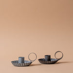 Fluted Tin Candle Holder with Handle candle holder Irvin's Tinware (Faire)