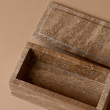 Travertine Box with Lid
