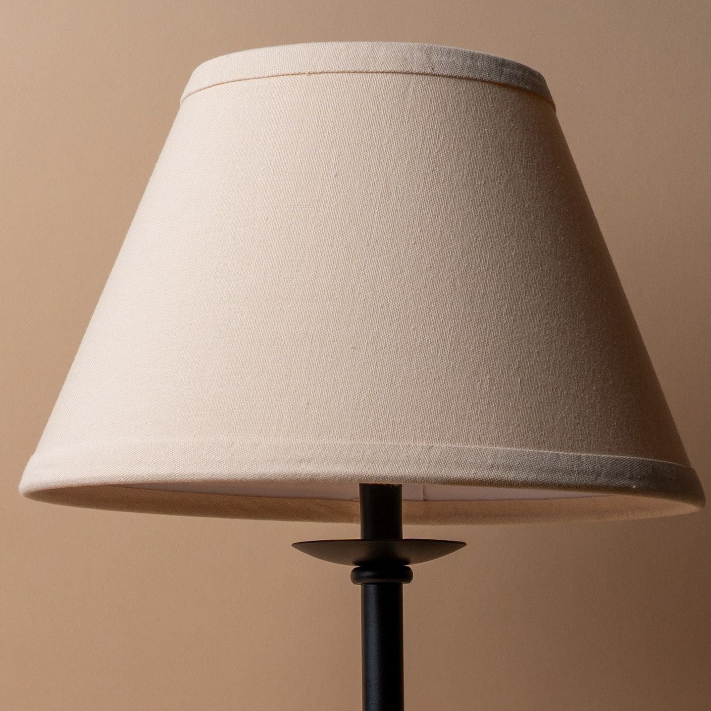 Primitive Table Lamp | Base & Shade Table Lamps Home Collections by Raghu (Faire) Buttermilk Shade