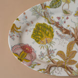 Botanical Print Stoneware Platter