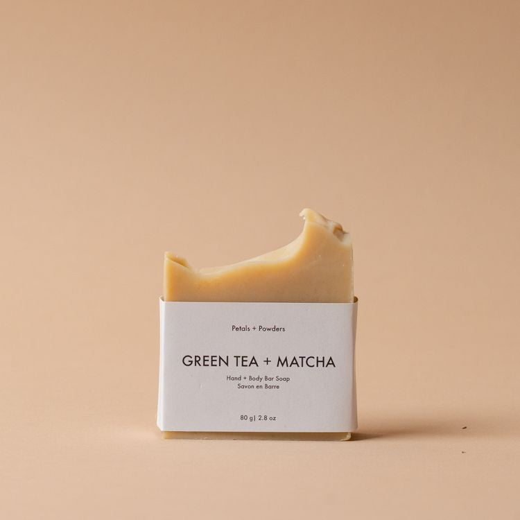 Green Tea & Matcha Soap bar soap Petals + Powders