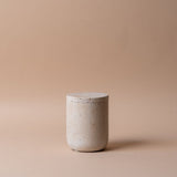 Travertine Jar with Lid