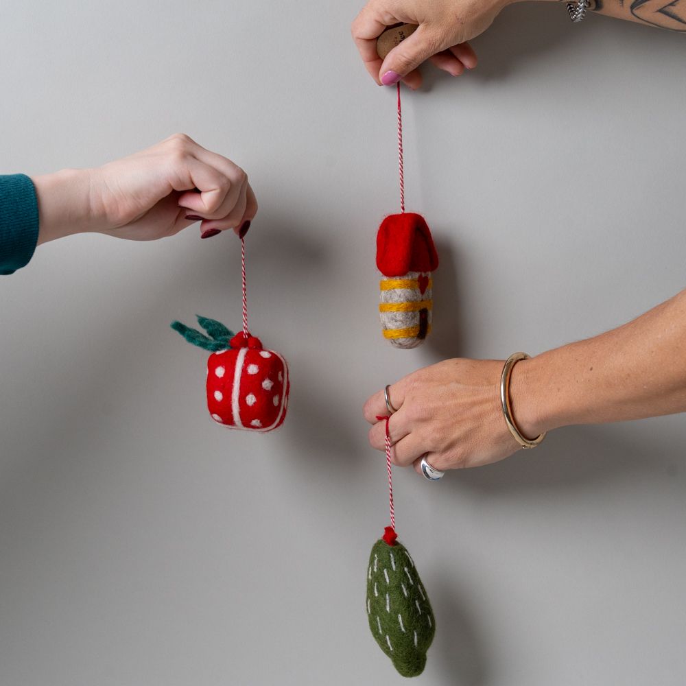 Felt Yuletide Ornament