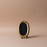 Brushed Brass Oval Frame
