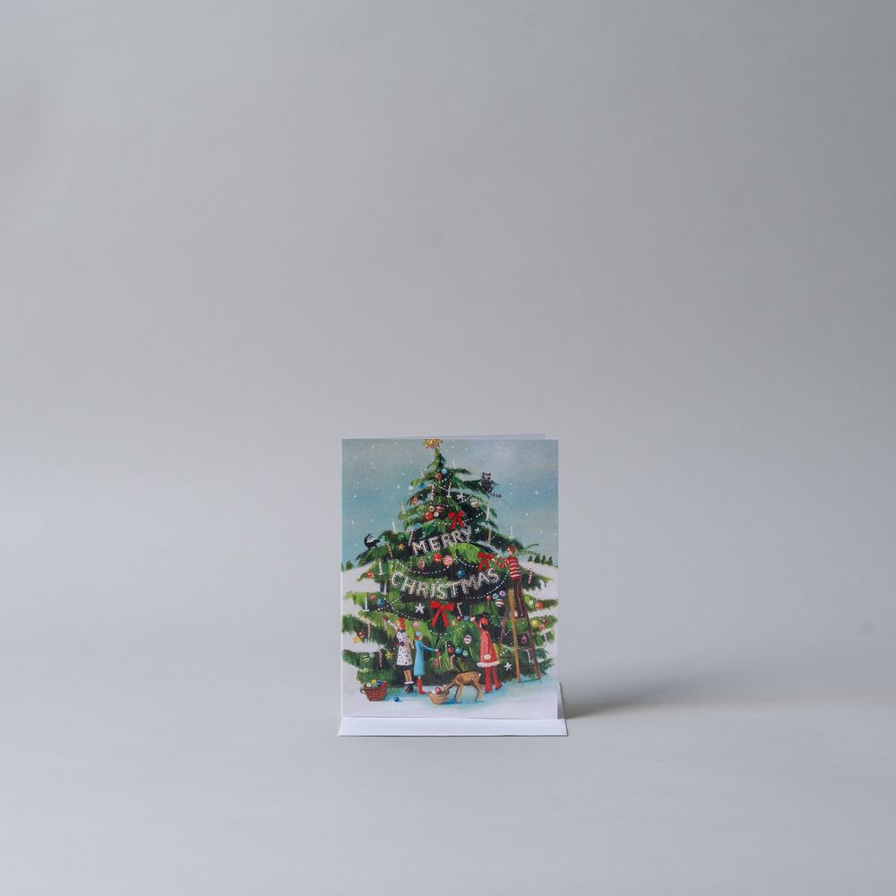 Merry Christmas Tree Card CHRISTMAS 2025 Janet Hill Studio (Faire)