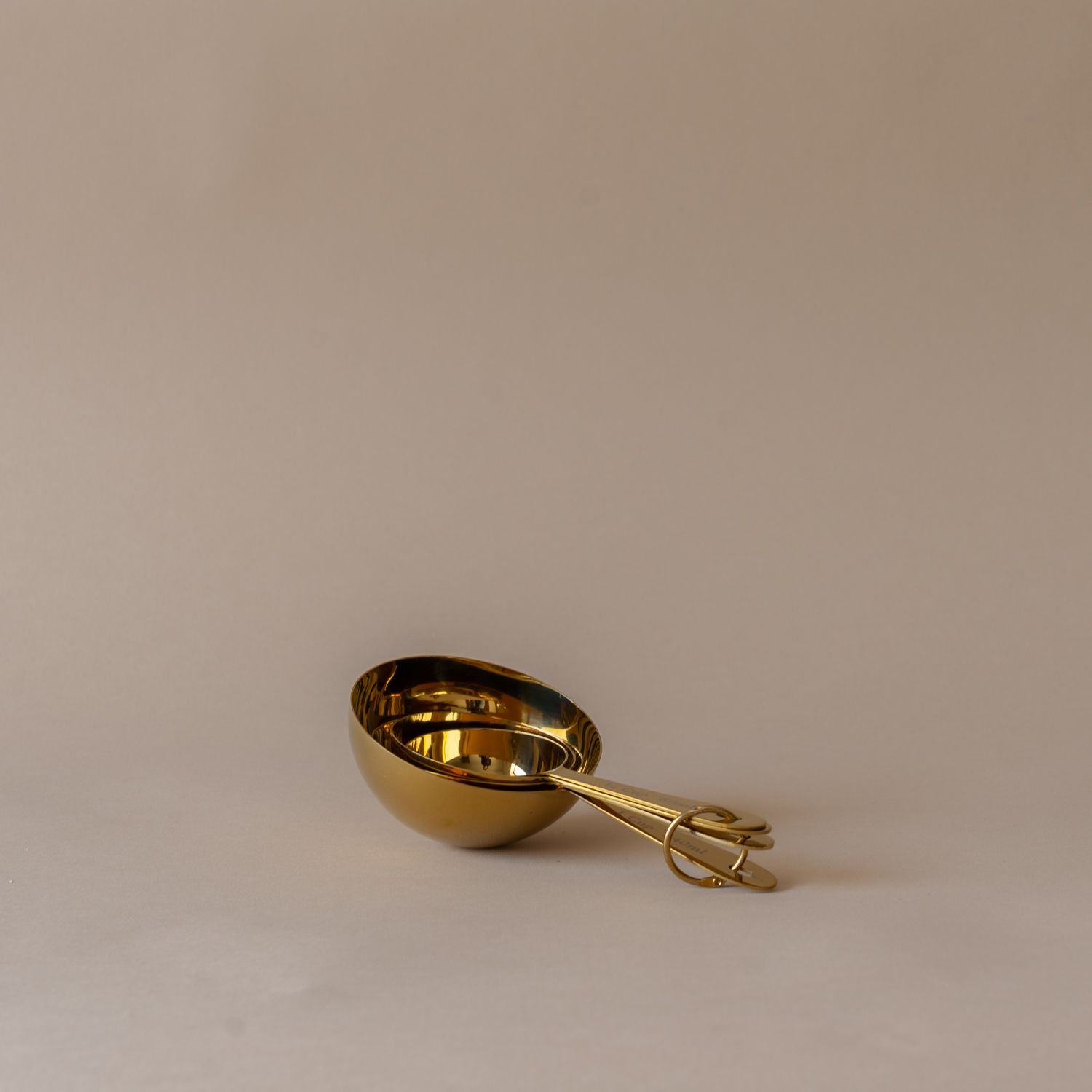 Gold Finish Measuring Cup Set measuring cups DANICA (Faire)
