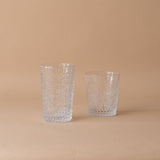 Lace Pressed Highball Glass glass tumbler Abbott Collection