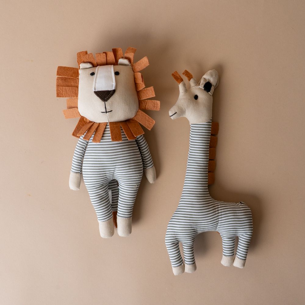 Striped Pyjamas Lion FINNBIRD - stuffed toy Banks-Lyon Botanical (Faire)