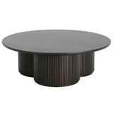 Kindred Fossil Coffee Table - Round Top 4 - a - FURNITURE - Coffee Table - Round Rowe Furniture Godiva Finish
