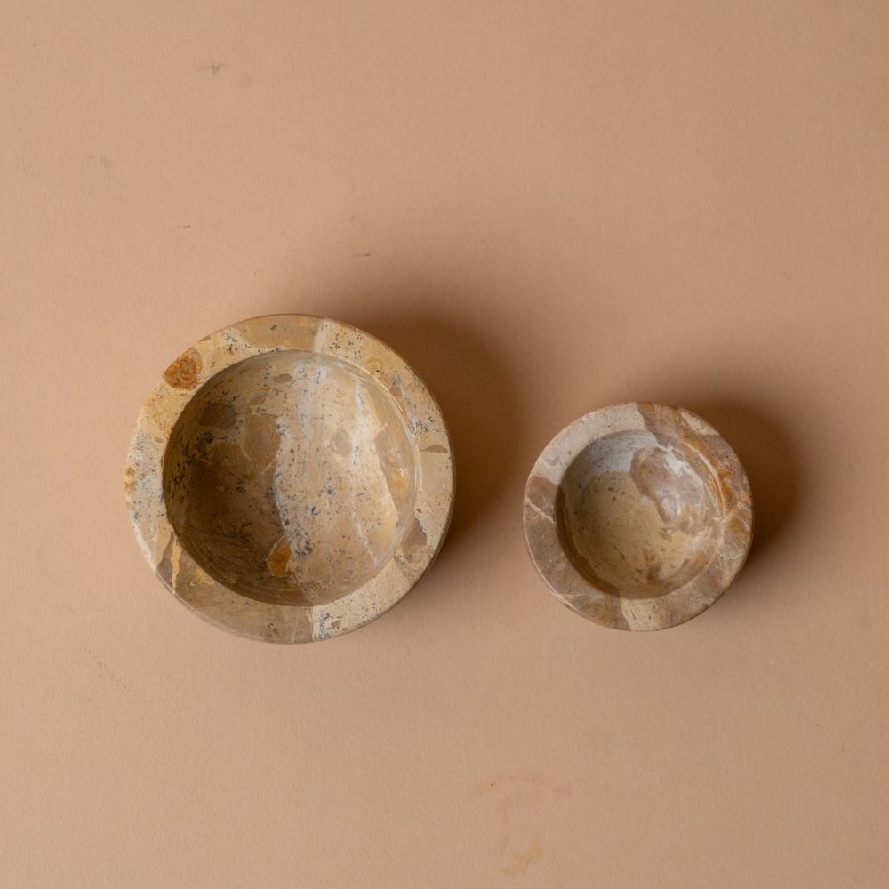 Chocolate Marble Mini Dish dish Luxe B Co (Faire)